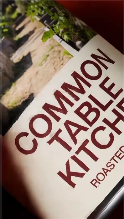 Roasted tomato, two ways (Cut A · Sauce pour) — concept ad for Common Table Kitchen (fictional brand): opening frame