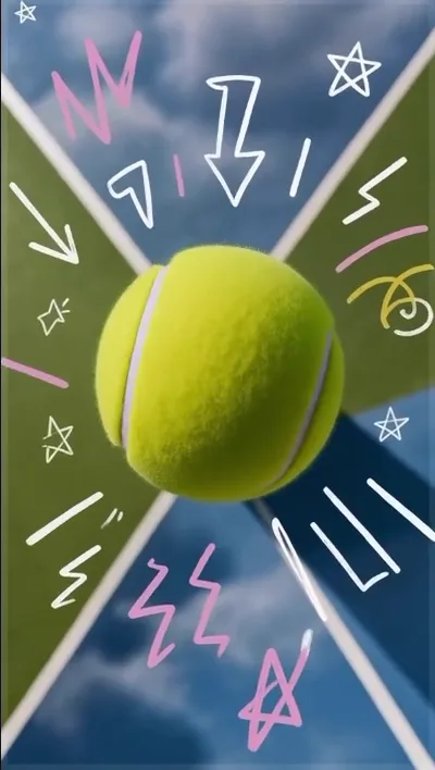 Match point, in fig, frame at 00:08 (50 % through)